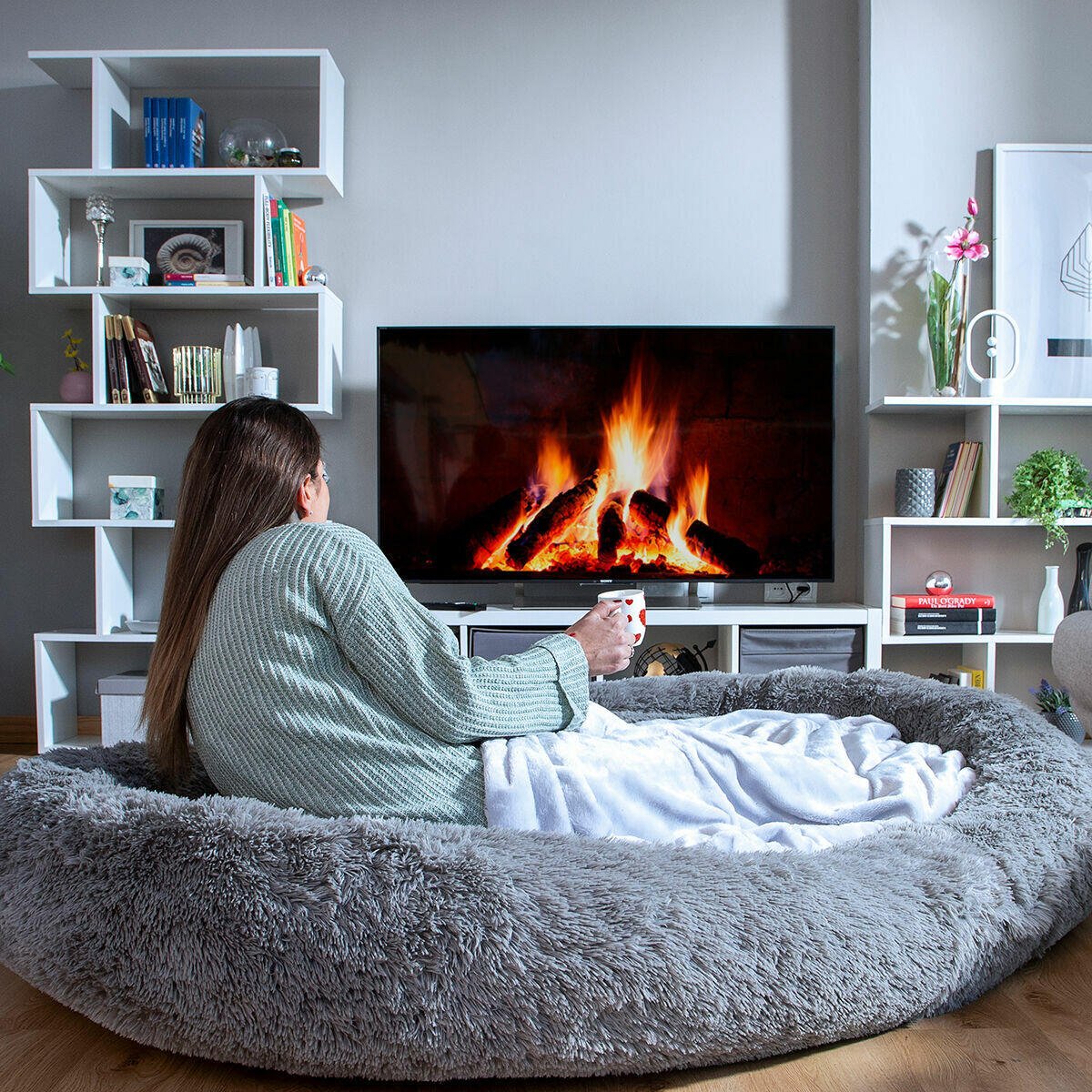 Cama de Perro para Humanos | Human Dog Bed XXL InnovaGoods Grey - Nemessis Shop®