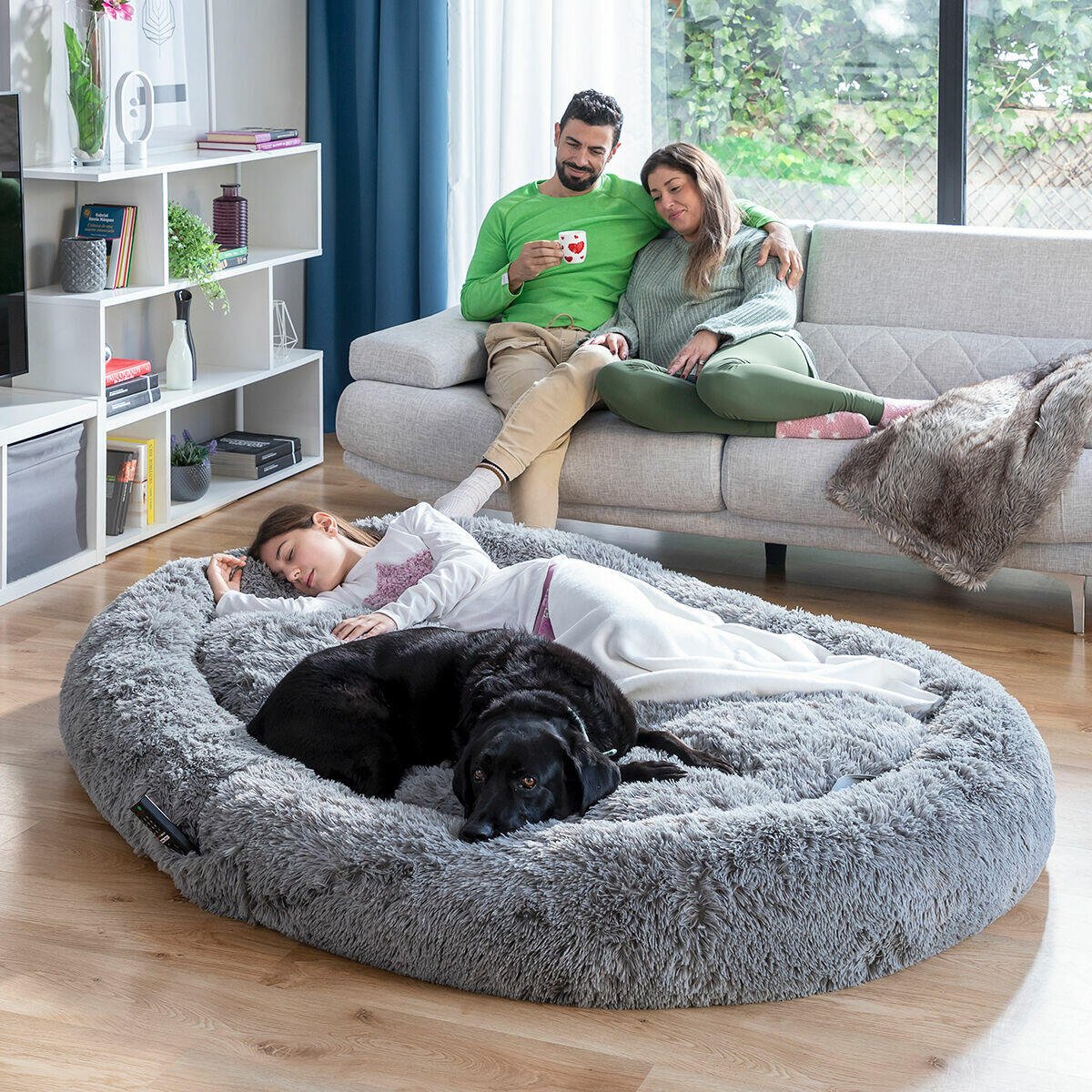 Cama de Perro para Humanos | Human Dog Bed XXL InnovaGoods Grey - Nemessis Shop®