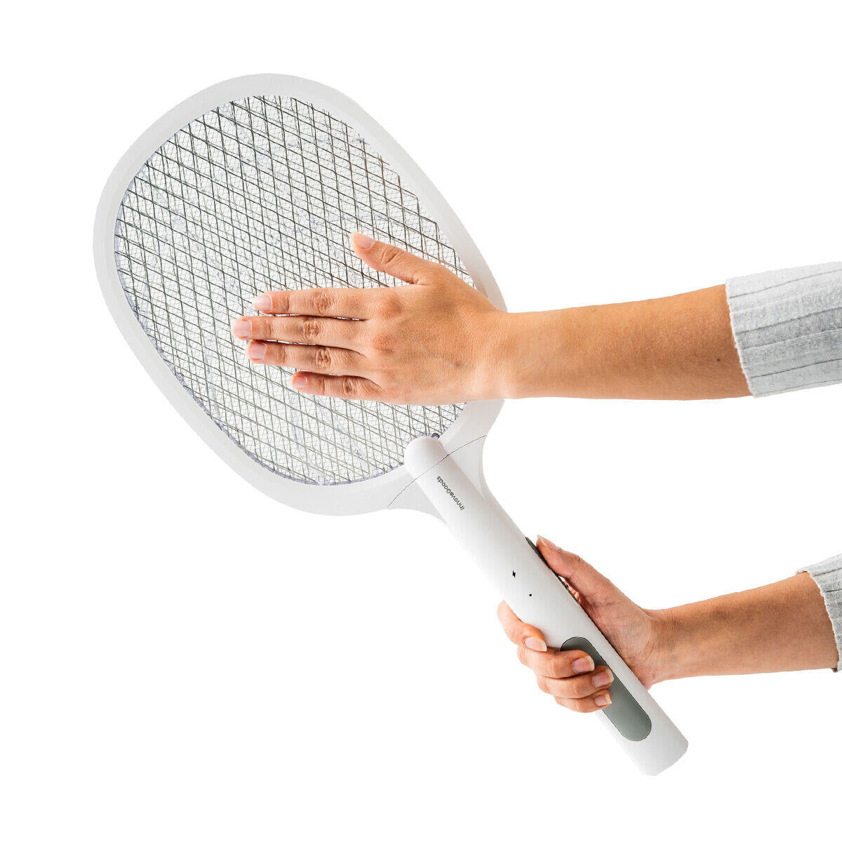Raqueta Matainsectos Recargable con Luz UV 2 en 1 Elecfly