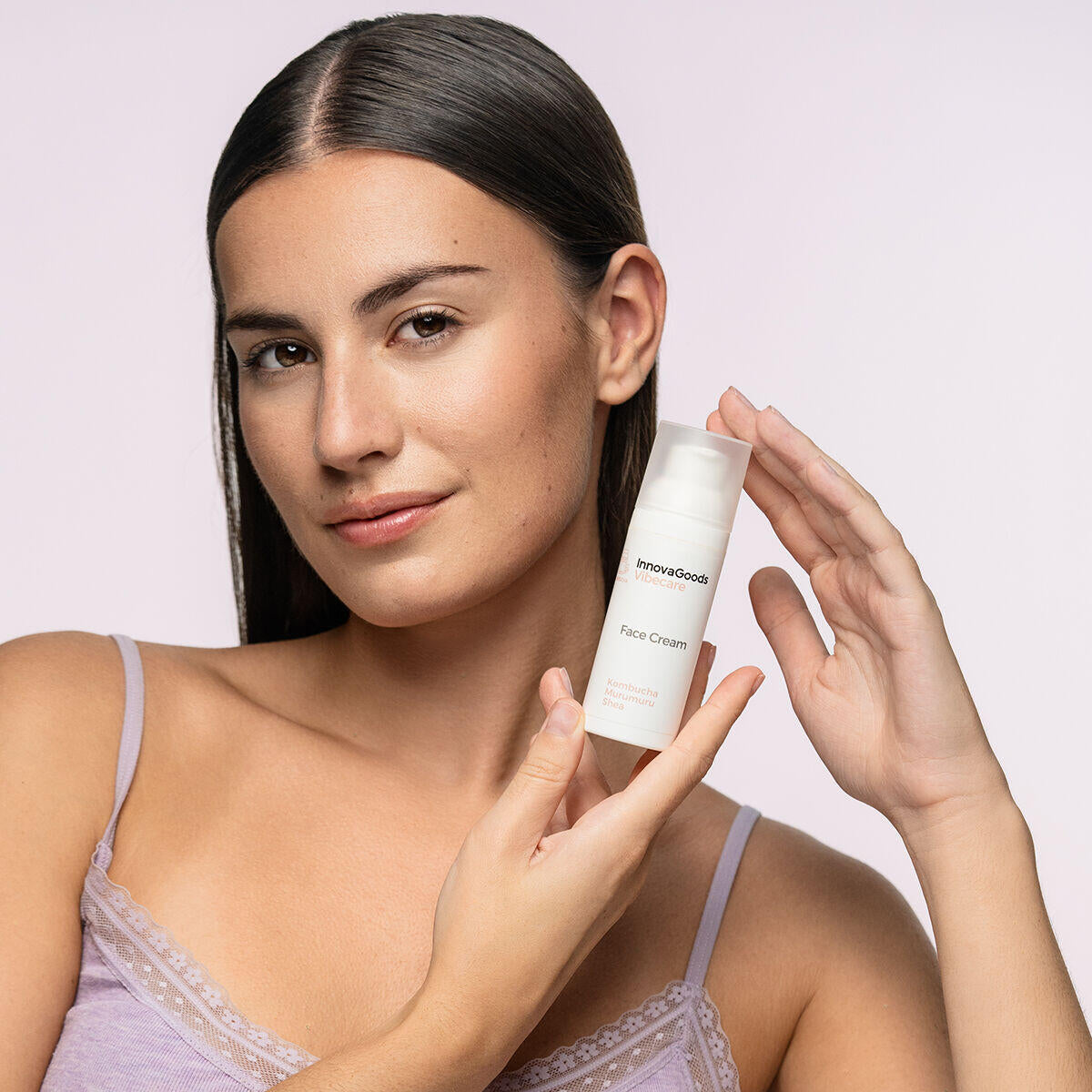 Crema Facial Hidratante Kombucha Vibecare 50 ml