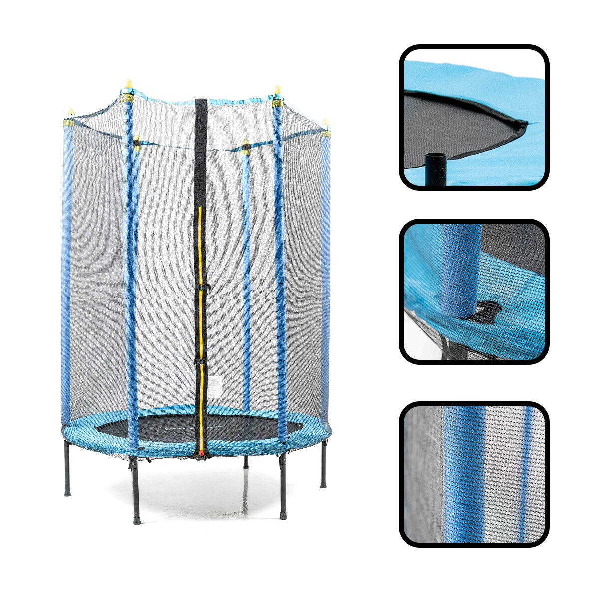 Cama Elástica Infantil con Red de Seguridad Zuply
