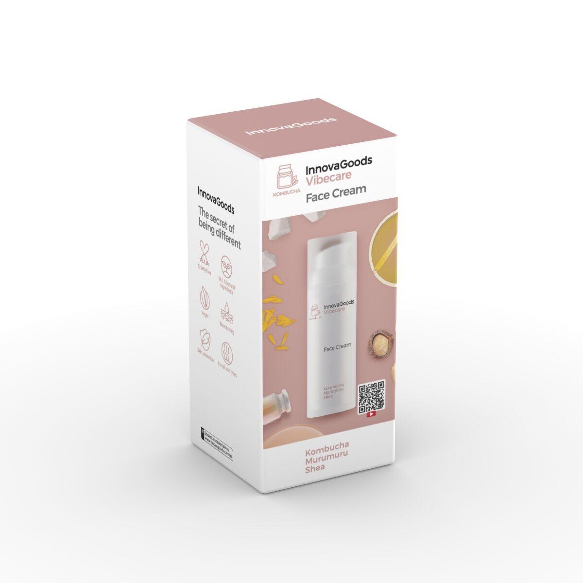 Crema Facial Hidratante Kombucha Vibecare 50 ml