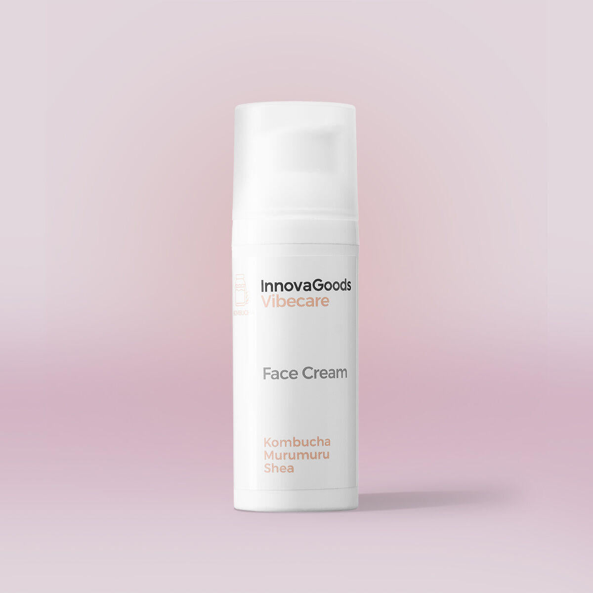 Crema Facial Hidratante Kombucha Vibecare 50 ml