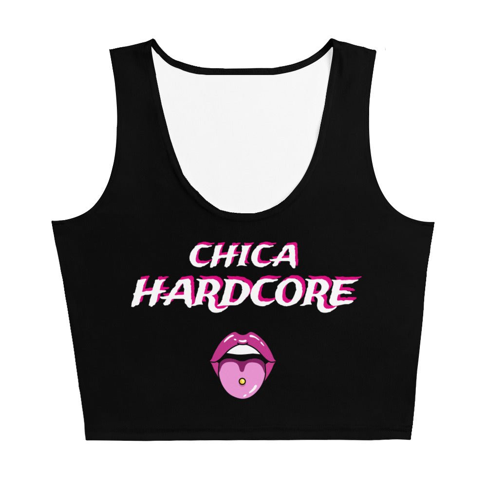 Top corto ceñido Chica Hardcore - Nemessis Shop