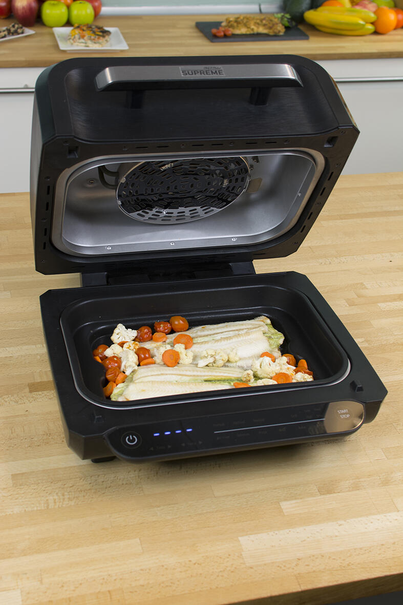 Grill, horno y Air Fryer 8 funciones en 1