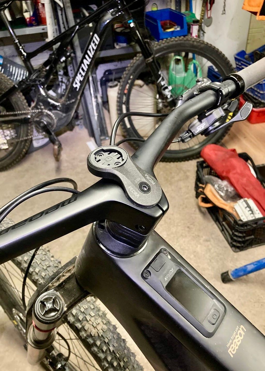 Soporte GPS para Megamo Track y Reason| Manillar Integrado Megamo Carbon Cockpit