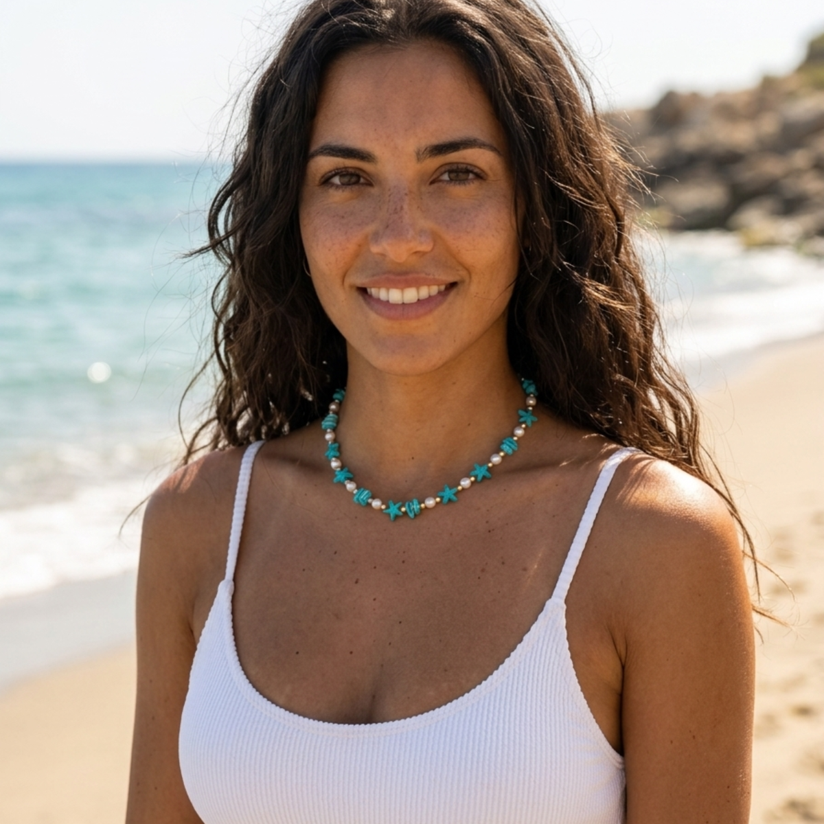 Collar Mar de Turquoise Minimal