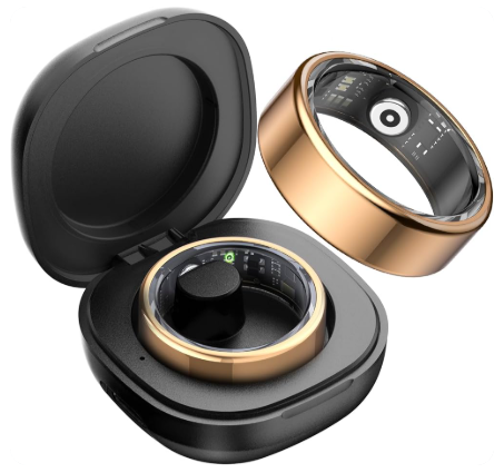 Anillo Inteligente QRing AURAPRO + Estuche de carga