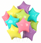 Globo personalizado estrella multicolor