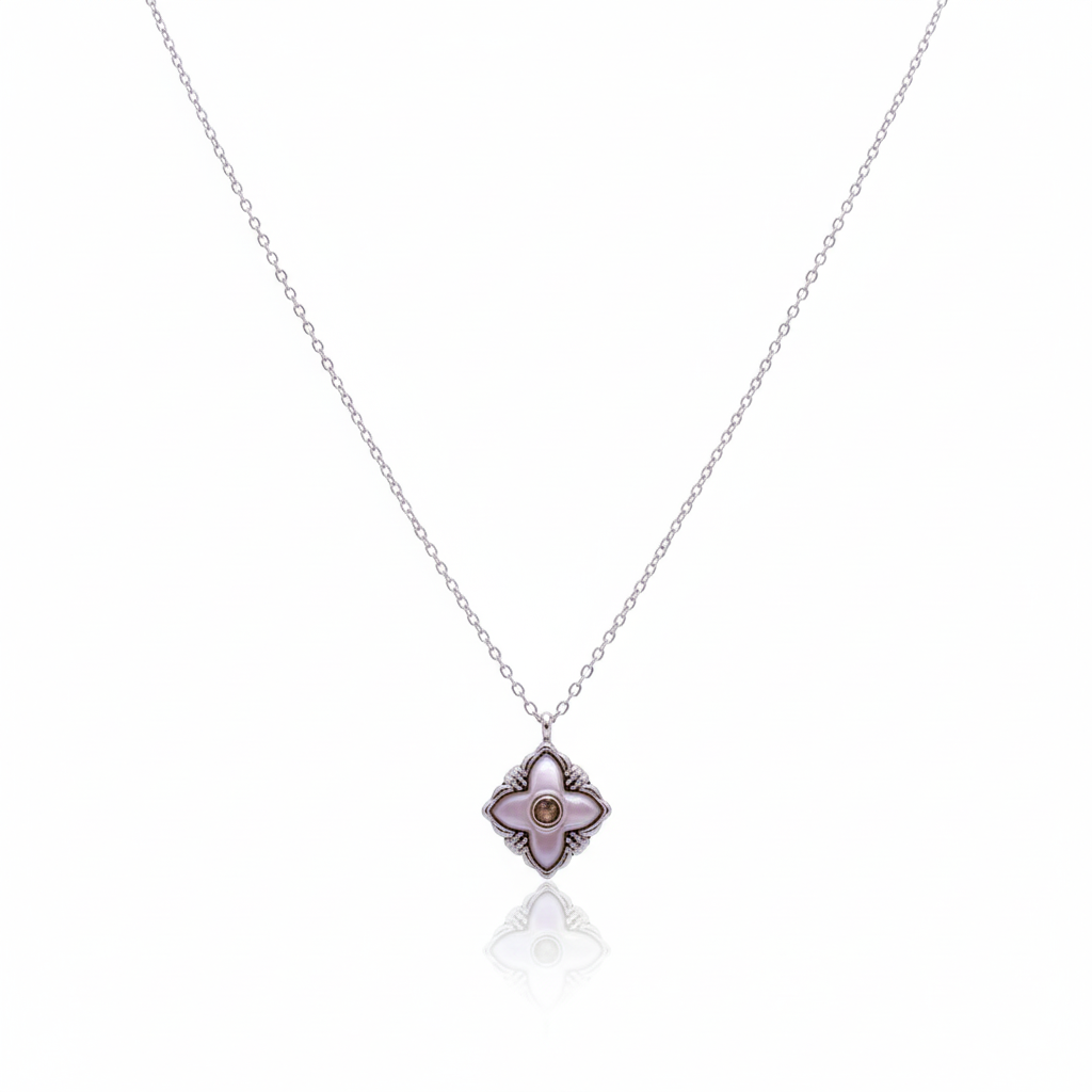 Collar Douceur de Quartz Floral