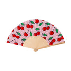 Cherries 23cm fan Pink