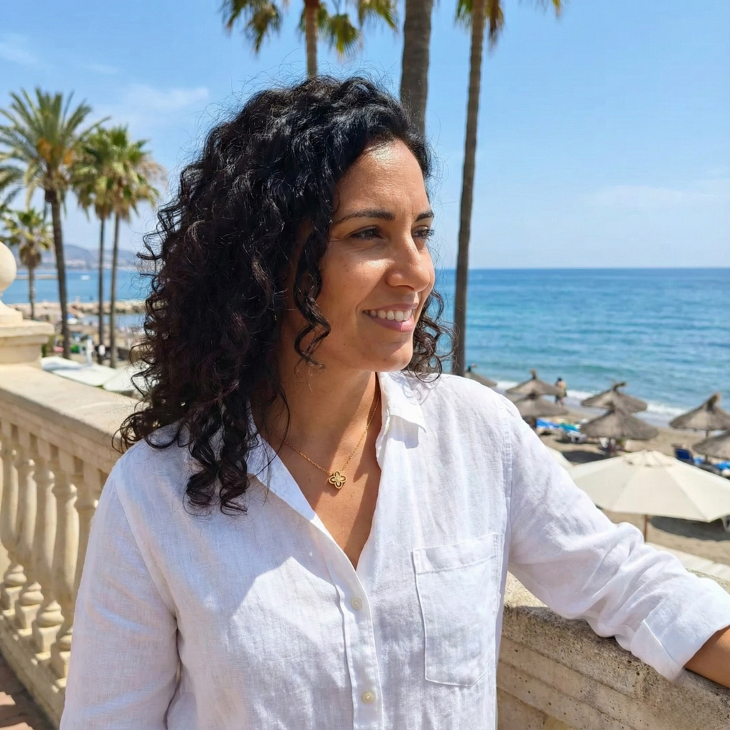 Collar con Colgante Flor de Cuatro Pétalos con Circonitas 100% Acero Bañado en Oro 18K