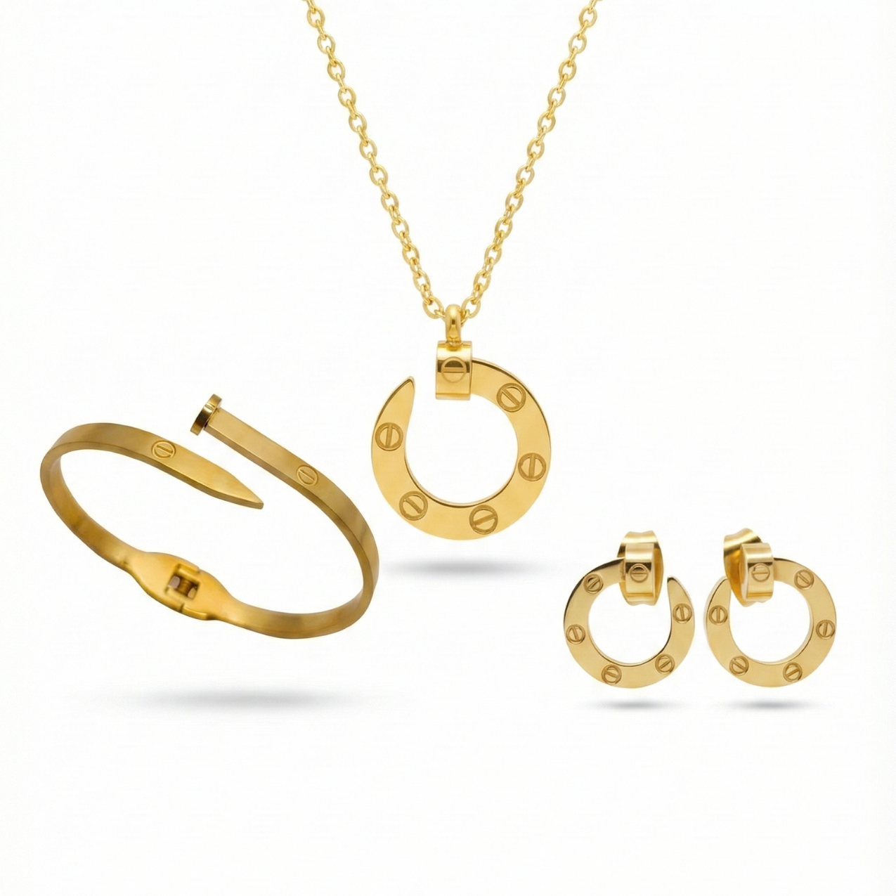 Conjunto Motif Clou Élégance
