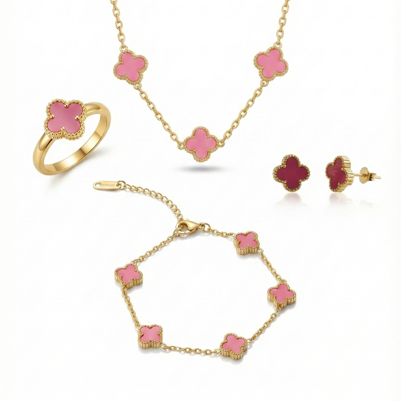 Conjunto Trébol Rosé Signature