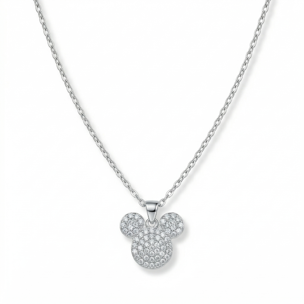Collar Silhouette Éclat - Icono de Brillo y Plata