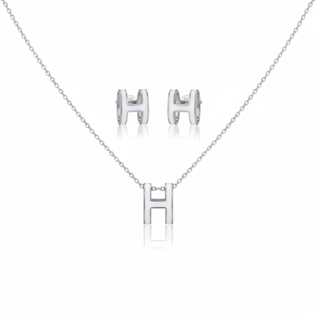 Set White Monogramme
