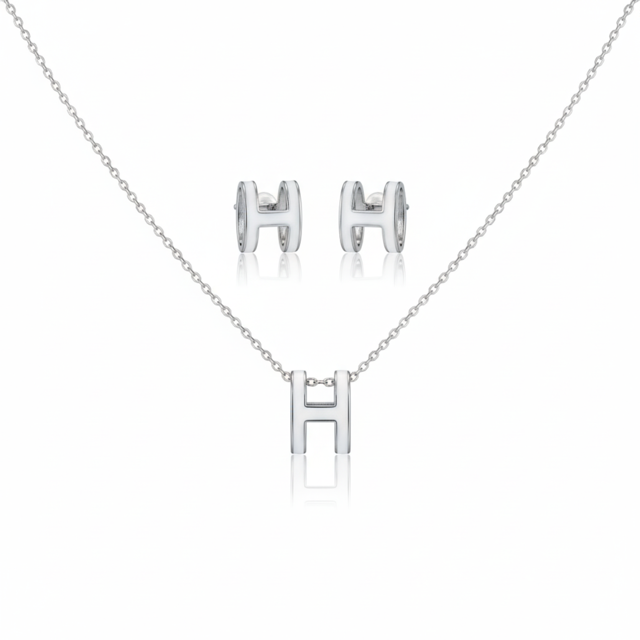 Set White Monogramme