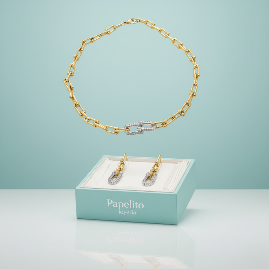 Conjunto Modern Chain Lumière