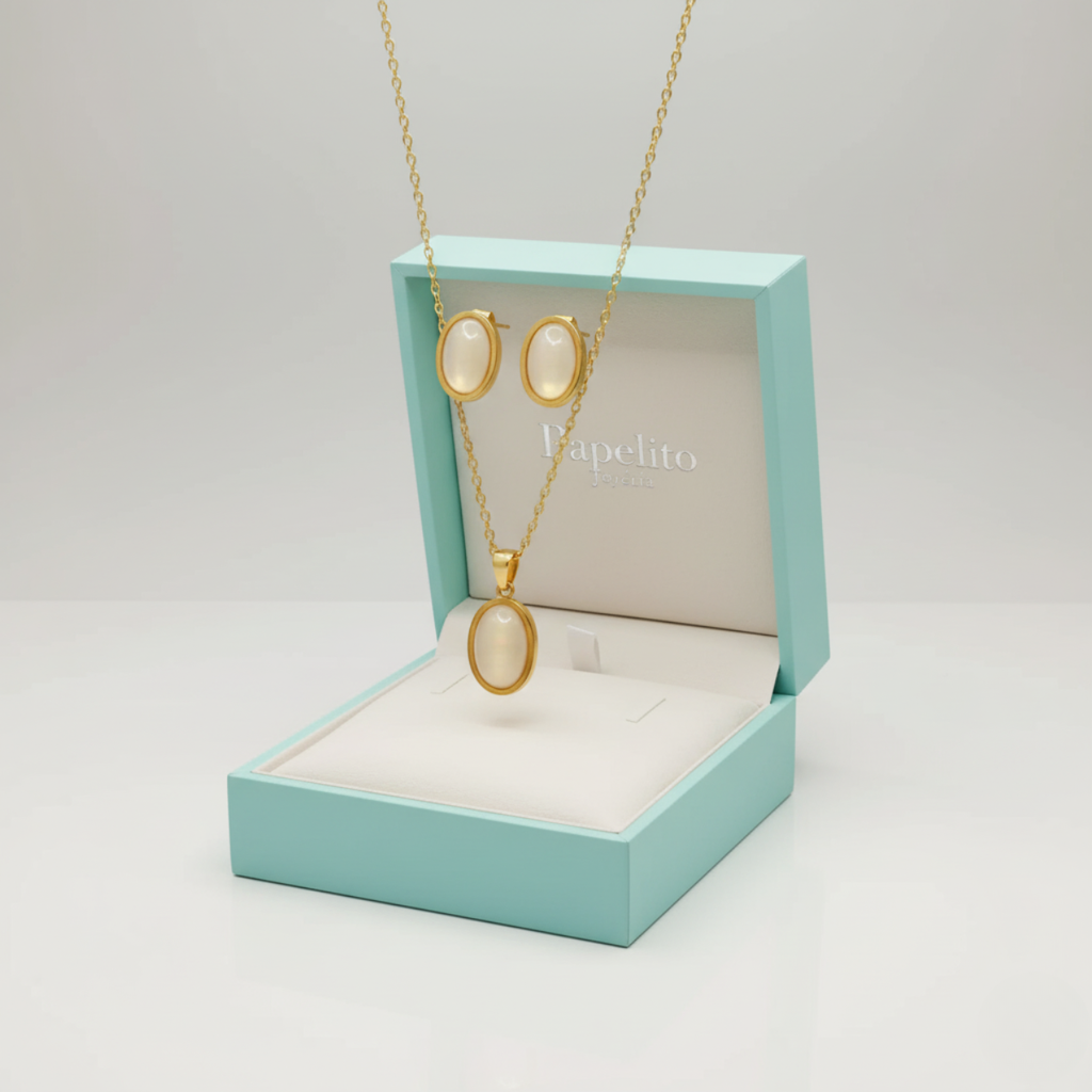 Conjunto Ovale Nacré