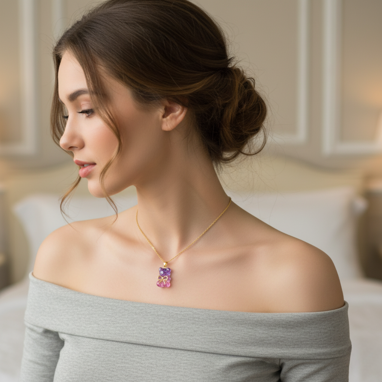 Collar Silueta Violette Royale