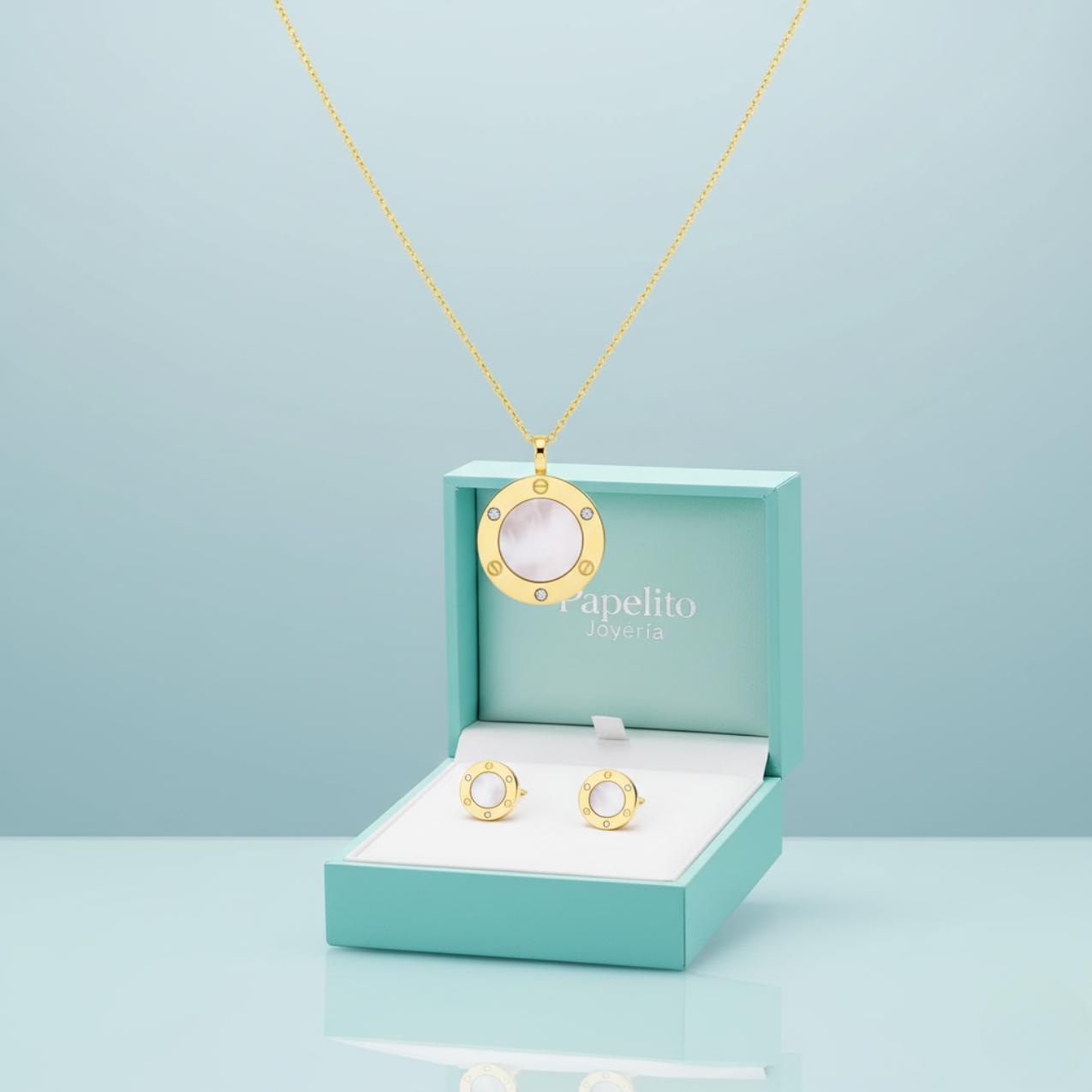 Collar & Pendientes L’Essence Nacre