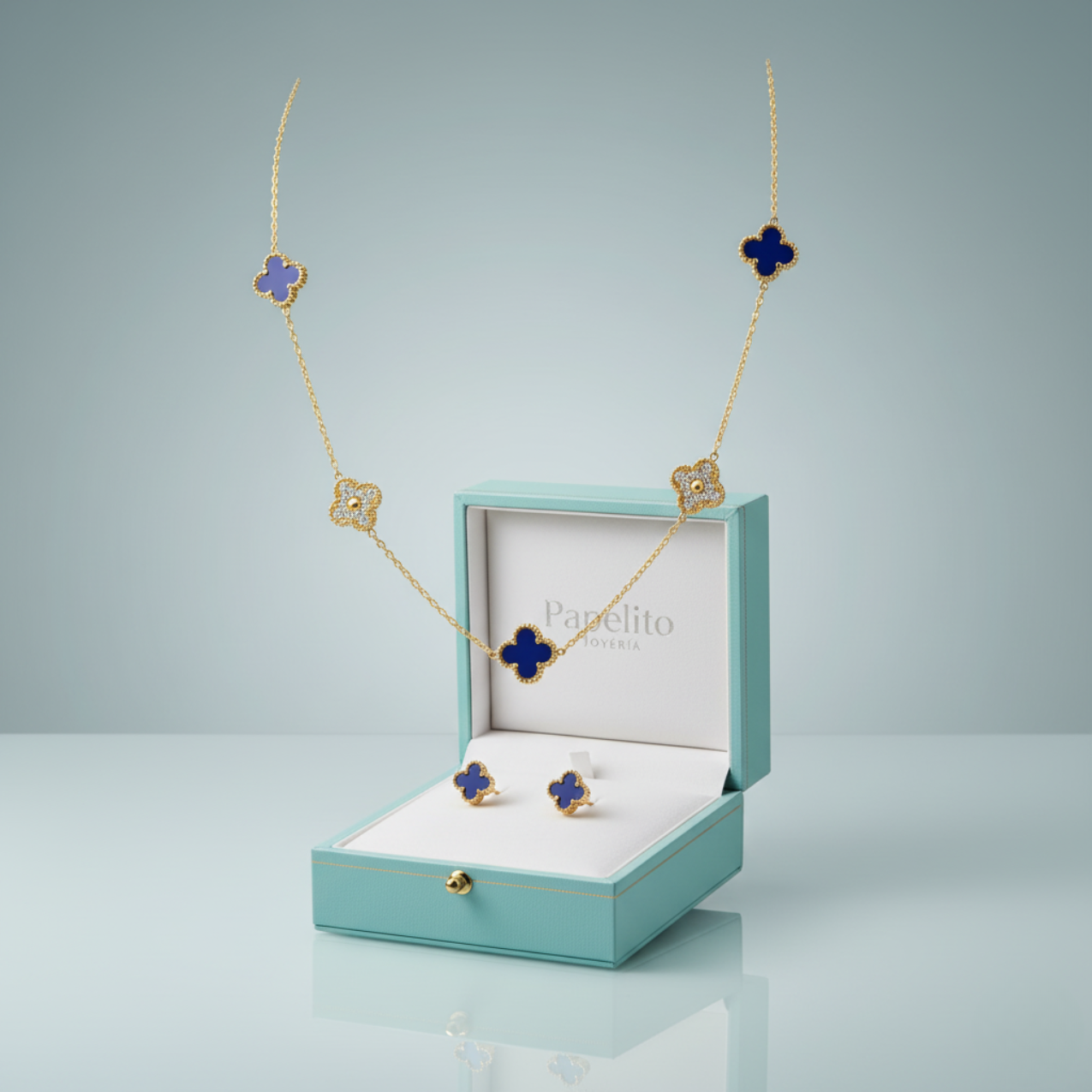 Conjunto Trébol Bleu Royale