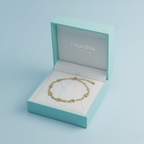 Pulsera de Cruces Egipcias (Anj) 100% Acero Bañado en Oro 18K