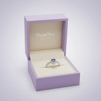 Anillo Violet Halo Suprême