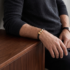 Pulsera Trenzada L'Audace con Detalles Bold