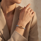Pulsera Lumière Celeste con Eslabón Pavé