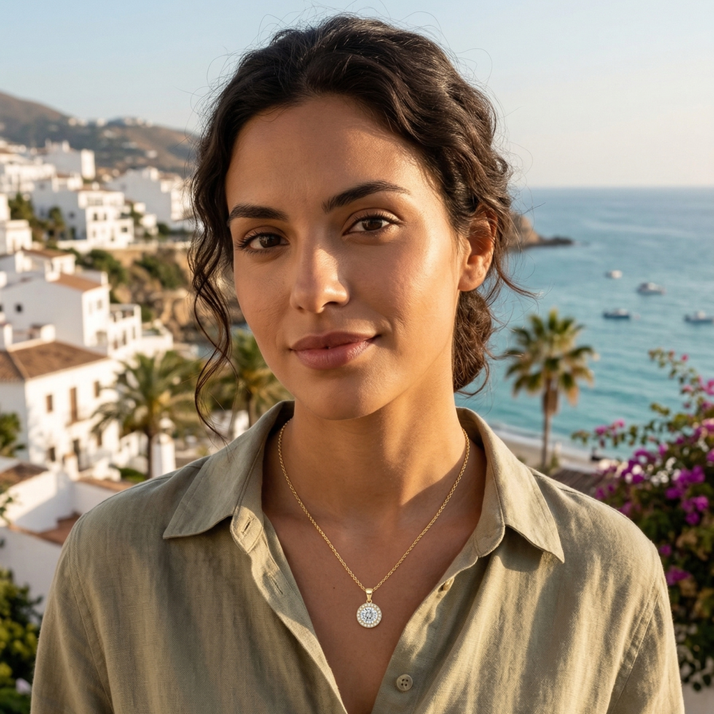 Collar Radiant Solitaire