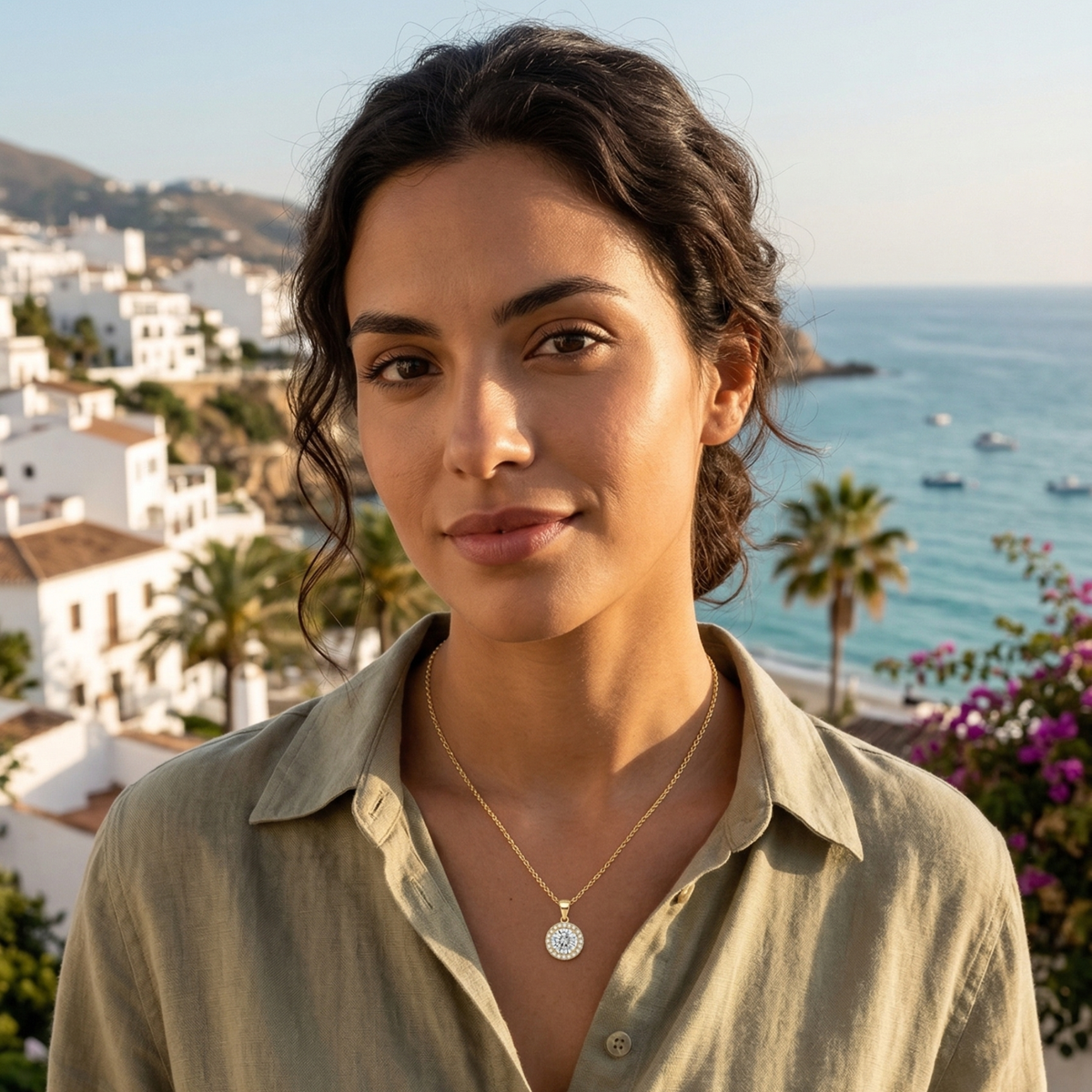 Collar Radiant Solitaire