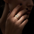 Anillo Éclat Royal de Silueta Flotante