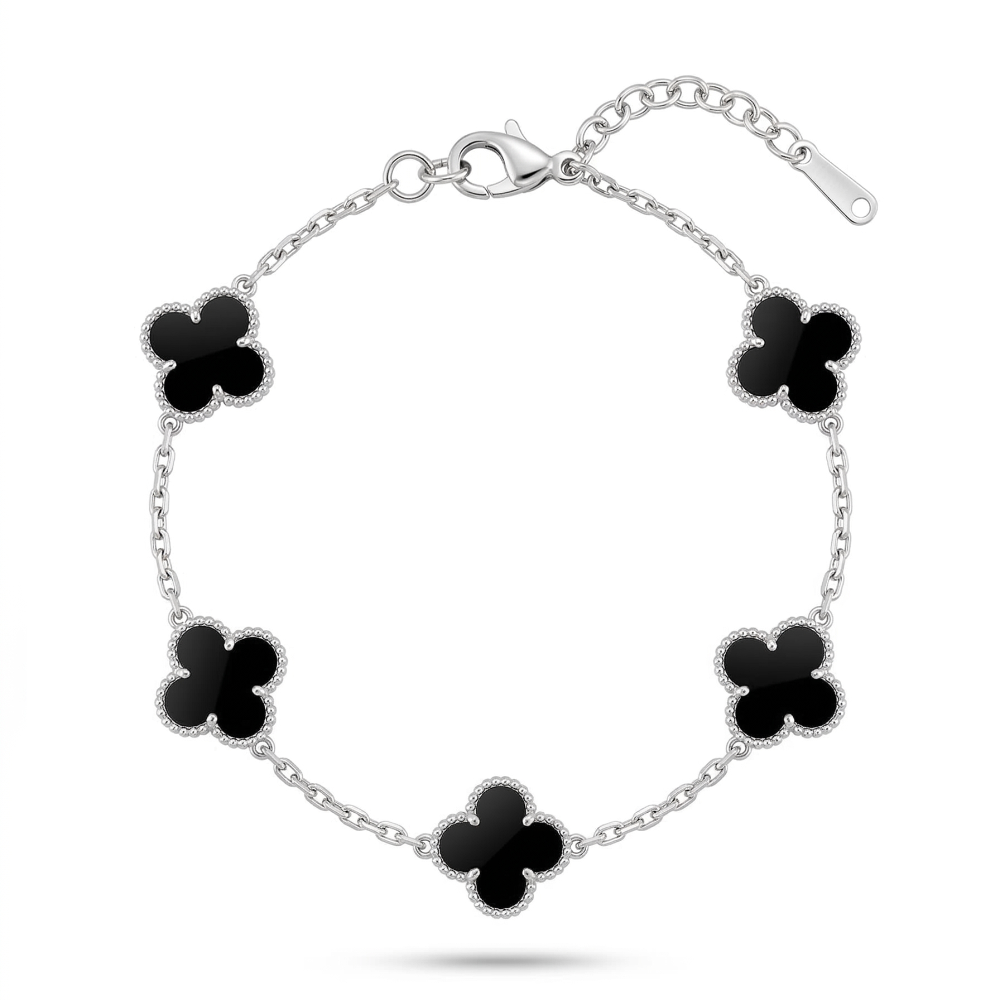 Conjunto Trébol Noir Argenté
