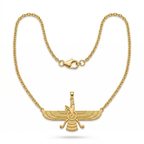 Collar 'L'Oiseau de Feu' de Elegancia Atemporal