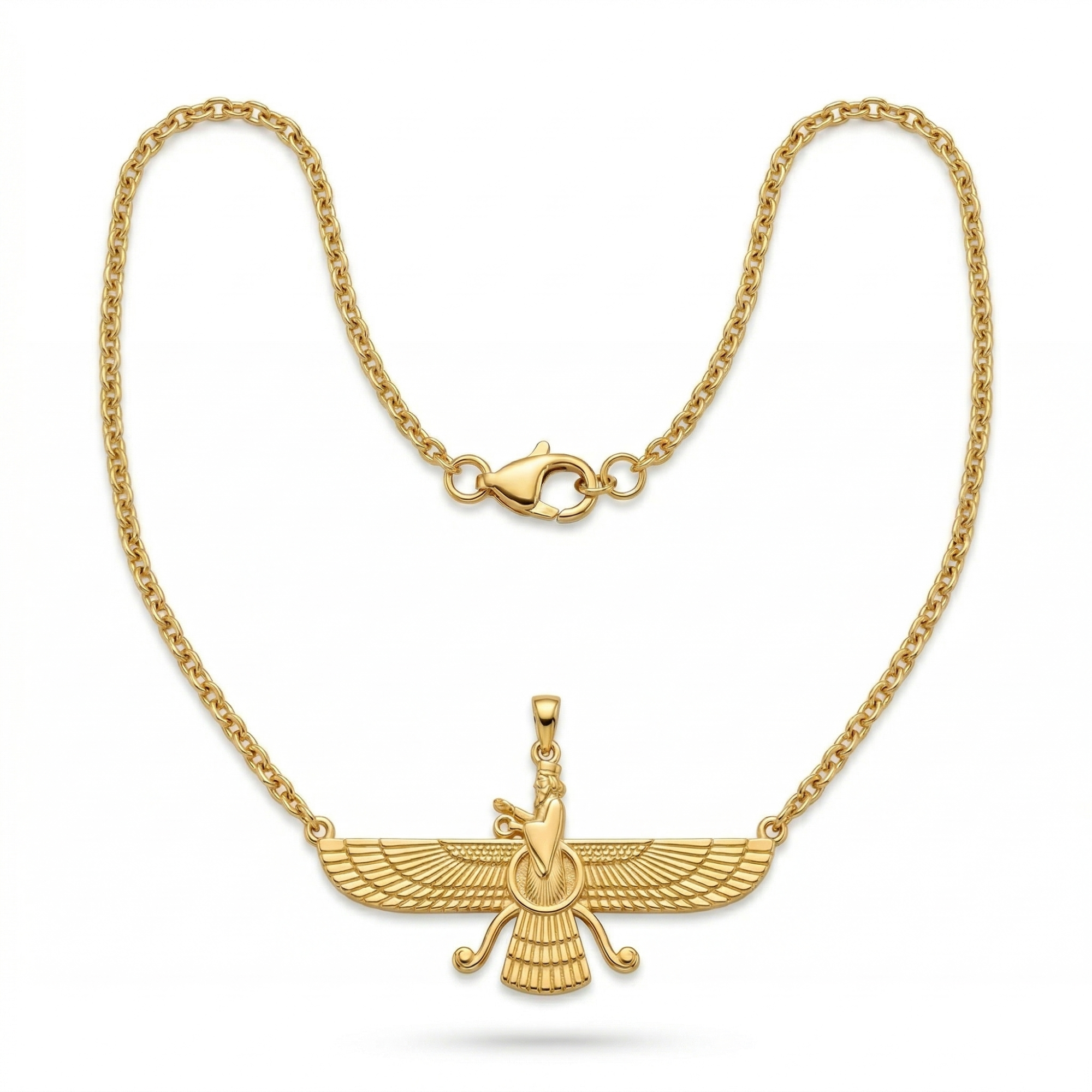 Collar 'L'Oiseau de Feu' de Elegancia Atemporal