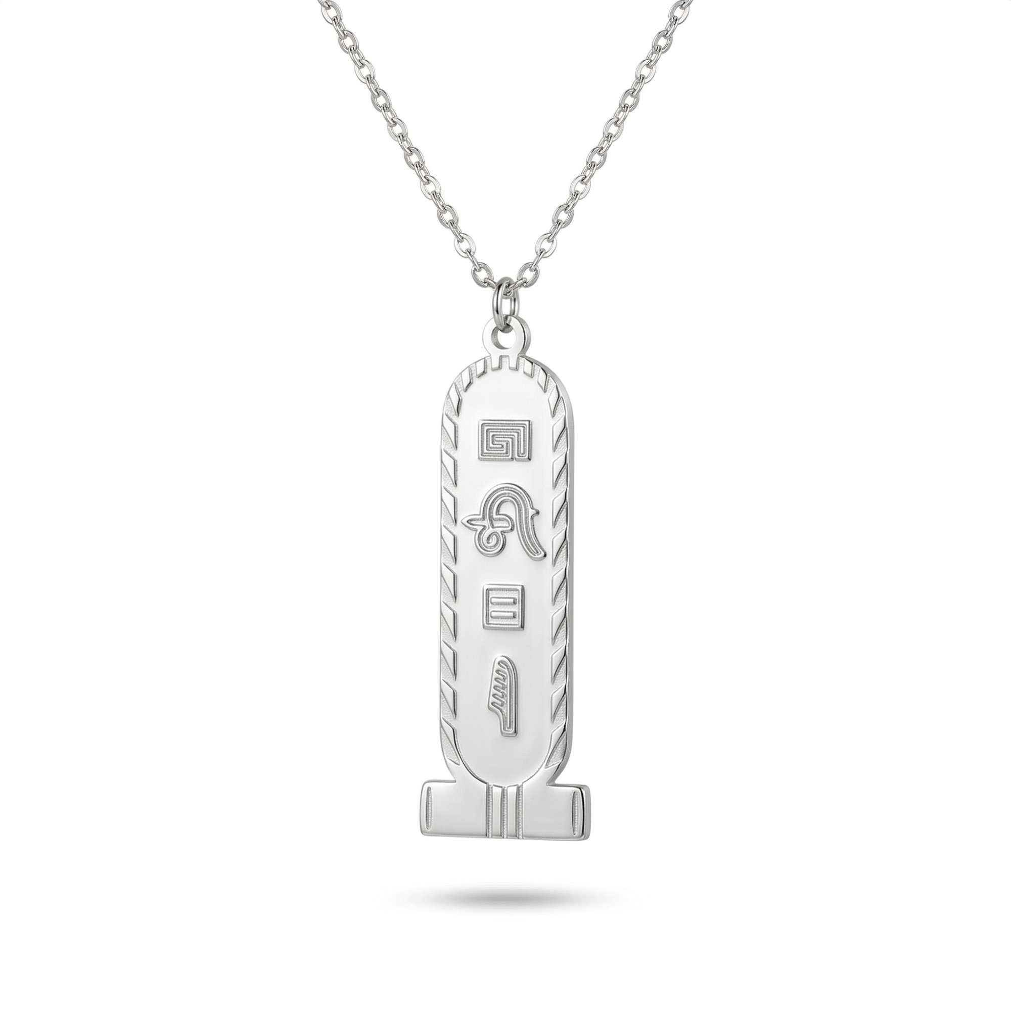 Collar 'Cartouche d'Argent' de Esencia Etérea