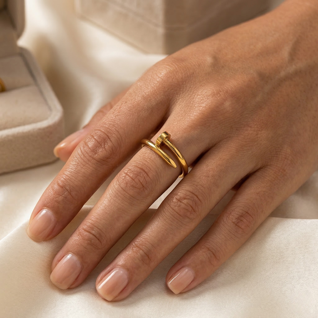 Anillo Spirale Doré