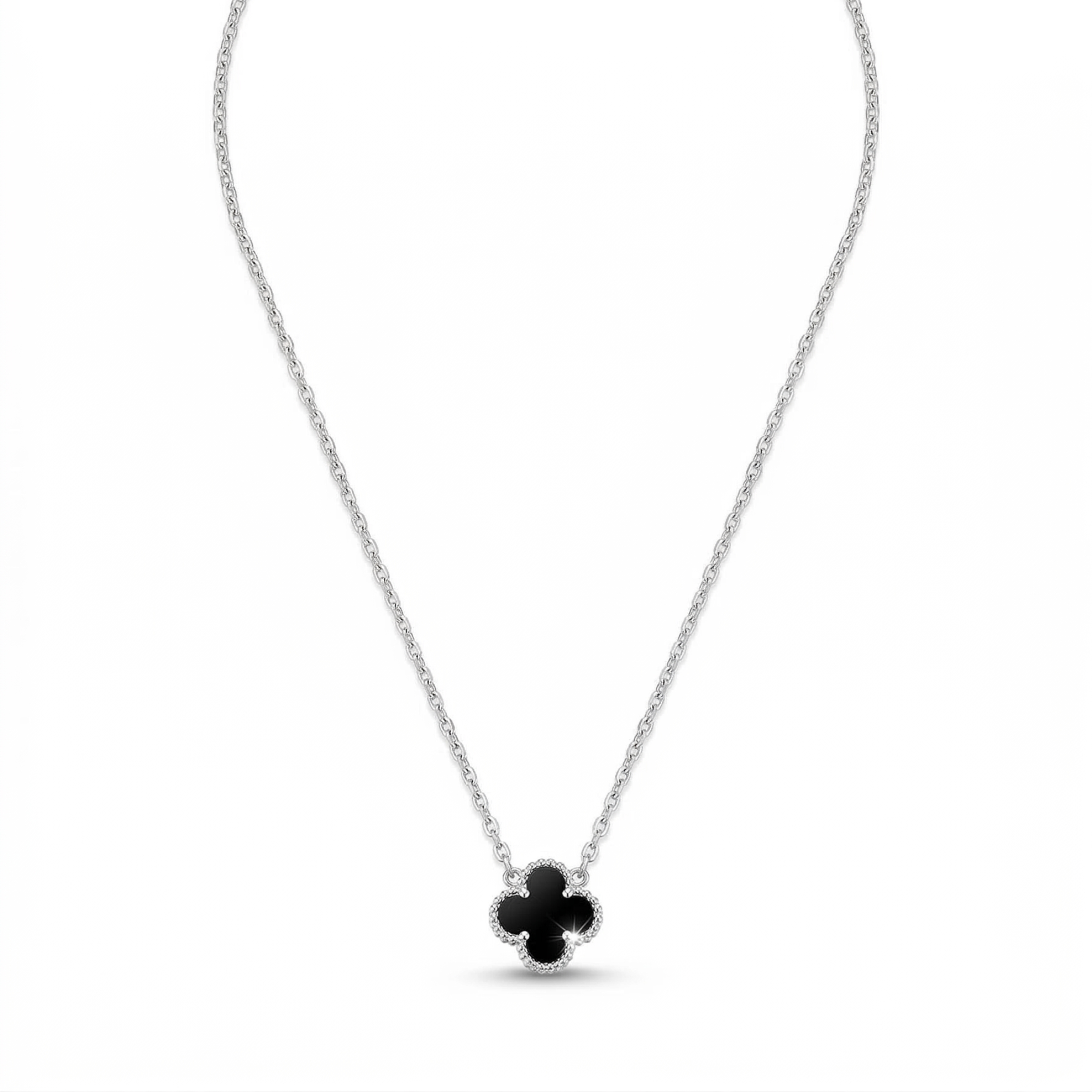 Conjunto Trébol Noir Argenté