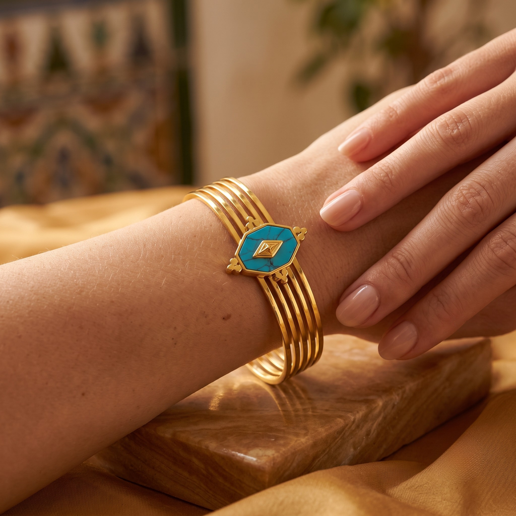Pulsera Losange Bleu Celeste