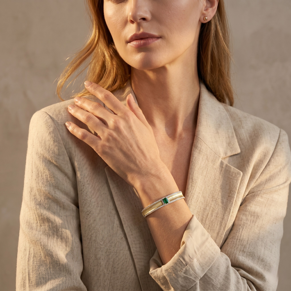 Brazalete Émeraude Royale