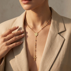 Collar L’Esprit Céleste Dual Tones Rosary