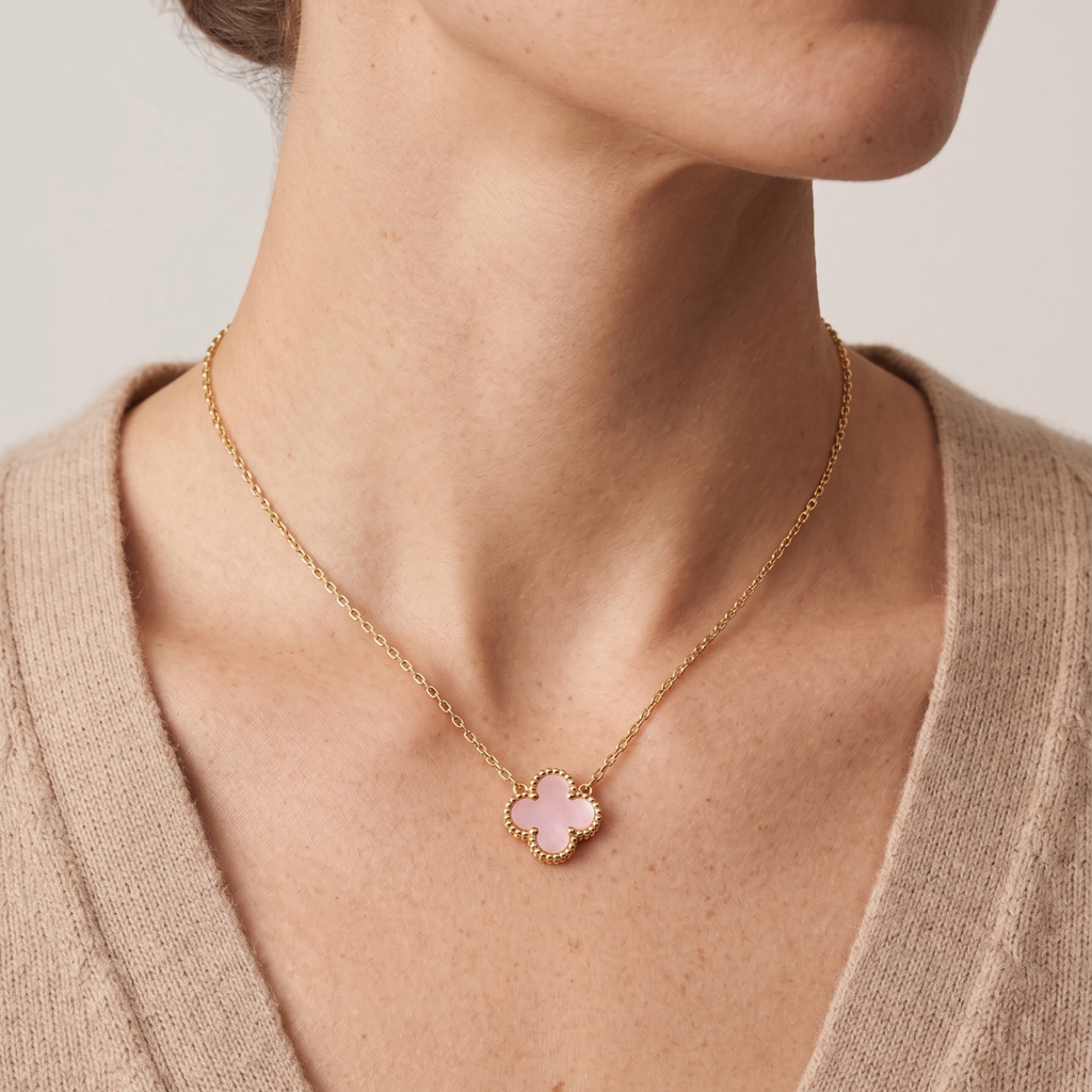 Collar Botanique Rosa Tierno