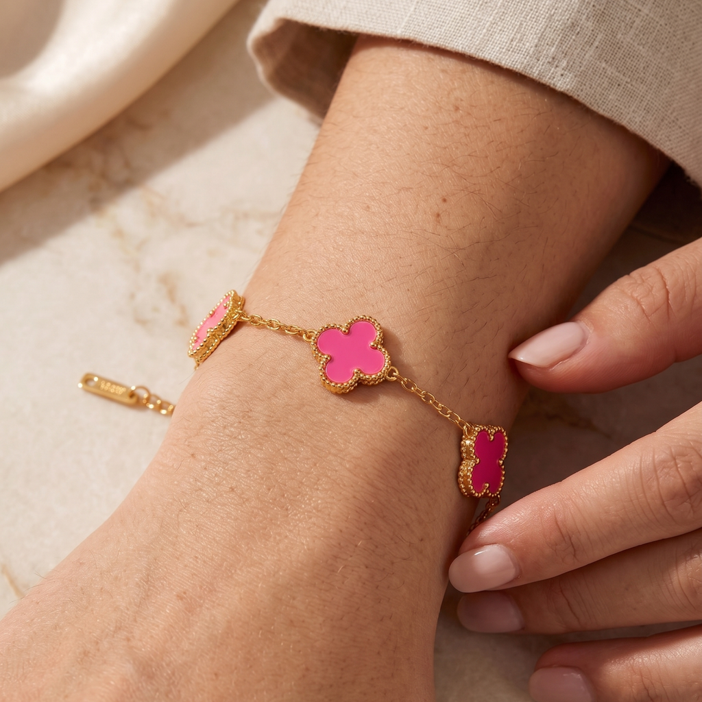 Pulsera Fleur Rose Bonbon