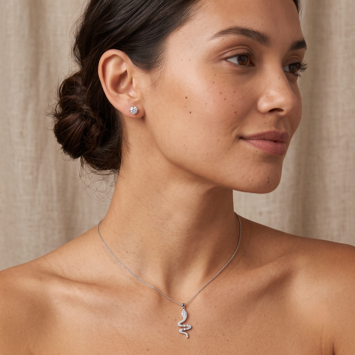 Conjunto Serpent Radiance Silver