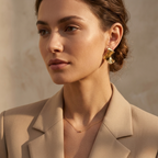 Pendientes Vague d'Or Sculptural Twist