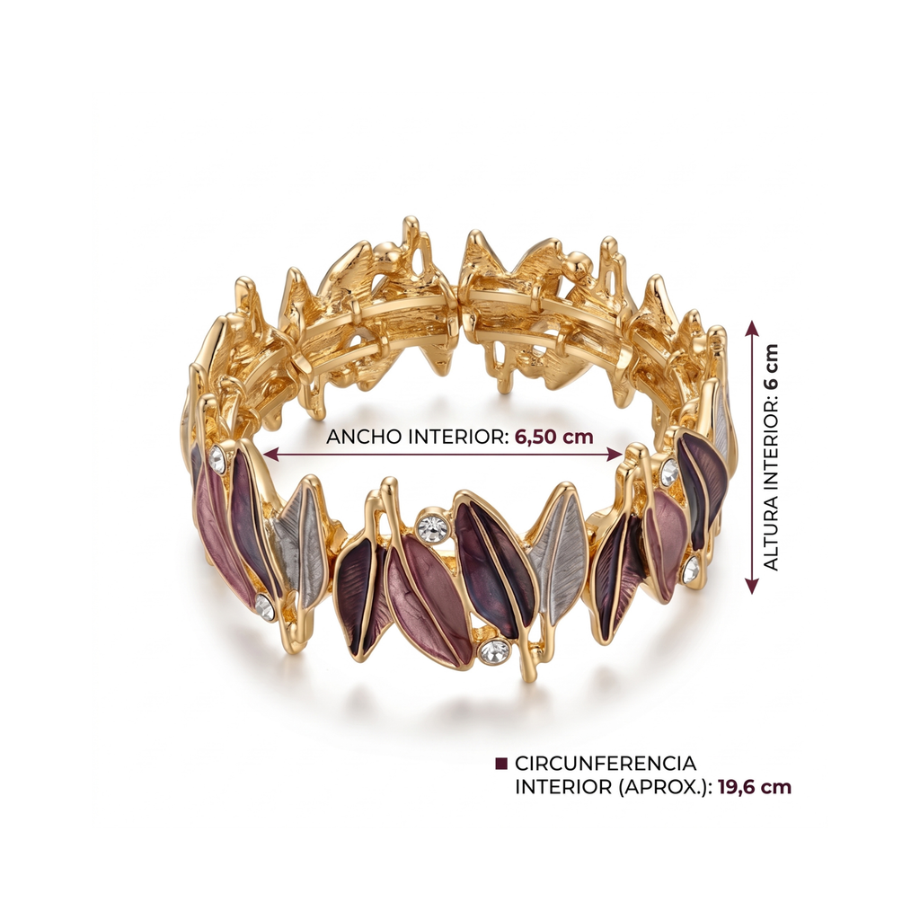 Pulsera Hojas de Prune Éternel