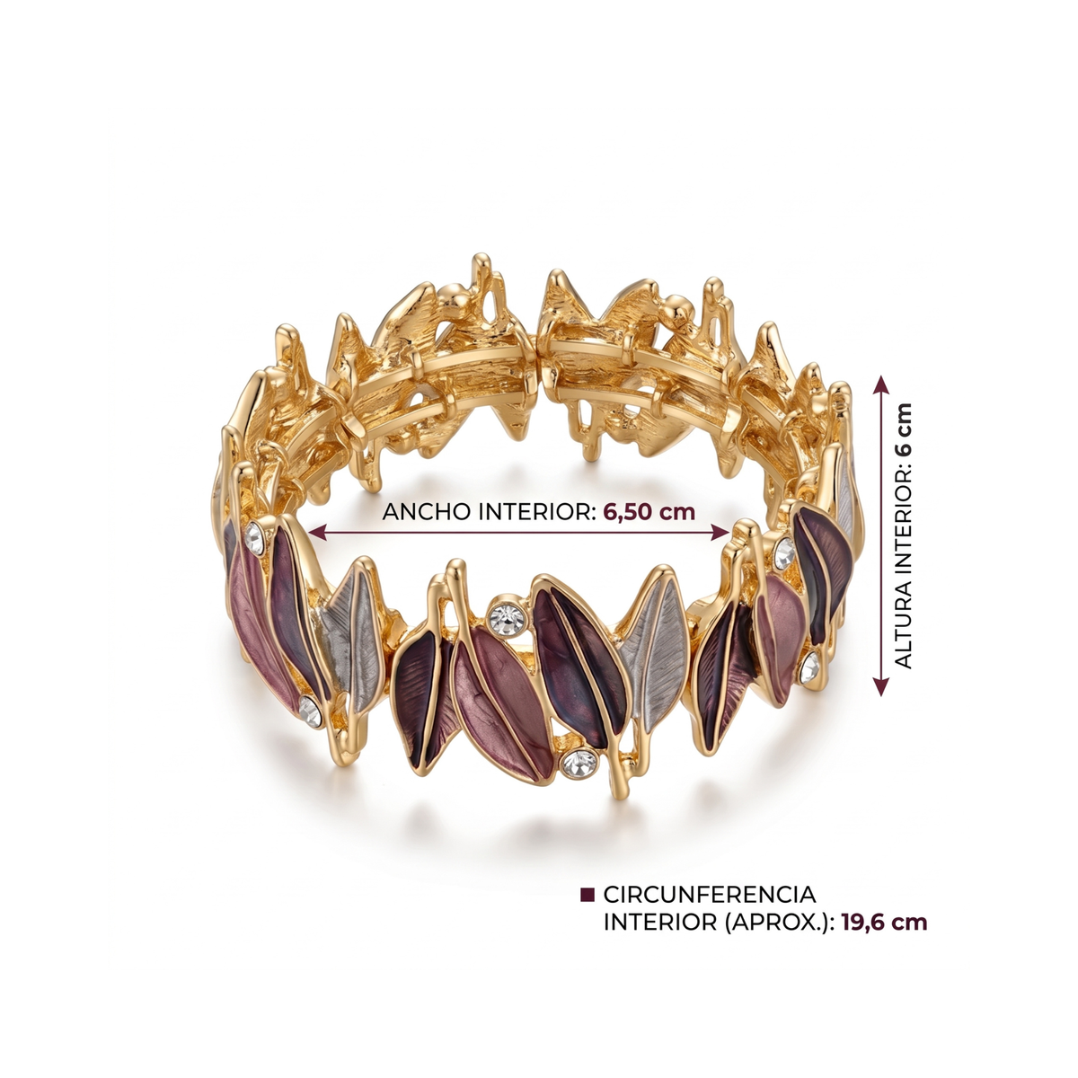 Pulsera Hojas de Prune Éternel