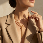 Collar Essence Perlée Minimal Lariat