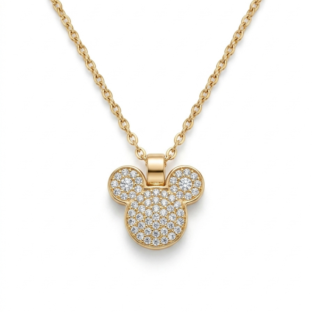 Collar Silhouette Éclat - Icono de Brillo y Plata o Oro